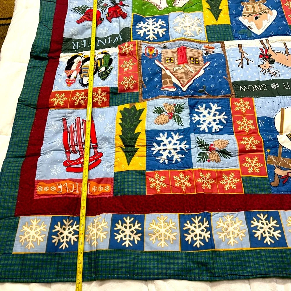 Let It Snow Christmas season throw limited edition 184/3000